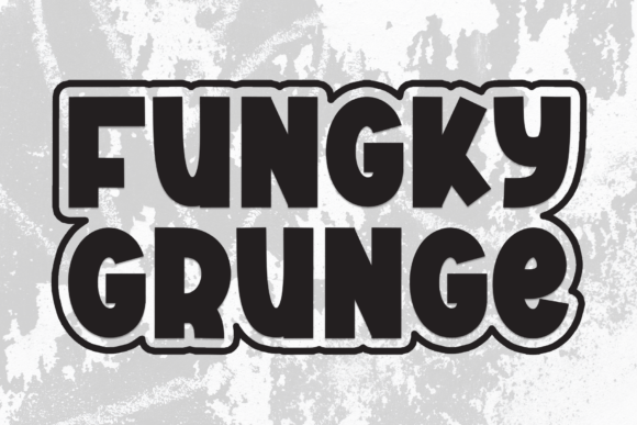 Fungky Grunge Font: Bold Retro Edge for Creative Projects