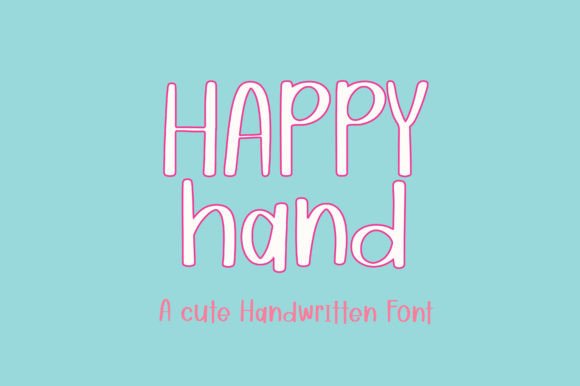 Happy Hand Font: Authentic Digital Handwriting
