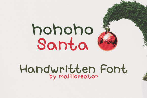 Hohoho Santa Font: Your Secret for Handwritten Charm