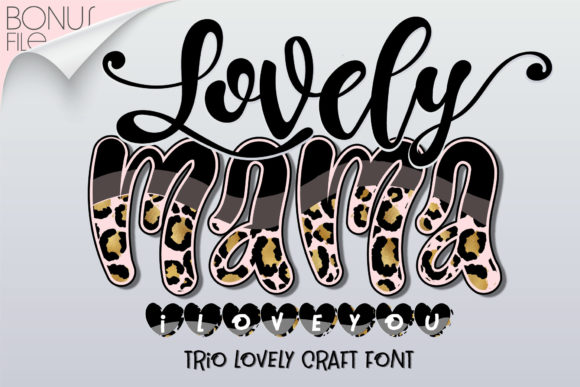 Lovely Mama I Love You Font: Your Go-To for Chic & Cheery Crafts