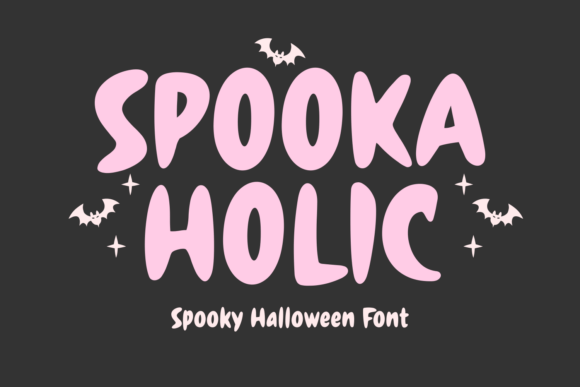 Spooka Holic Font by Dreamink 7ntypes: Fun, Spooky Type