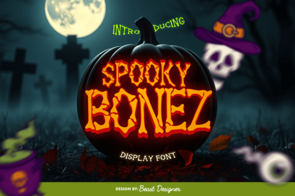 SpookyBonez Font: The Ultimate Halloween Typeface