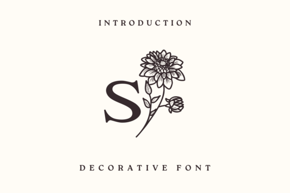 Sunflower Font: Where Floral Artistry Meets Serif Elegance