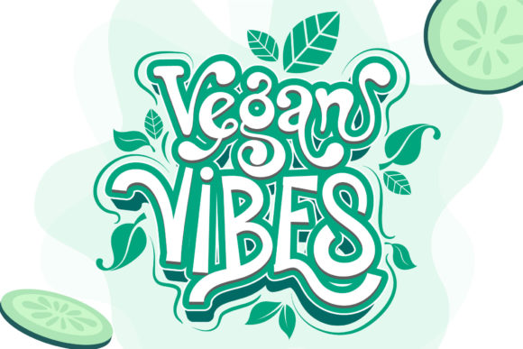 Vegan Vibes Font: Retro Boldness for Modern Projects