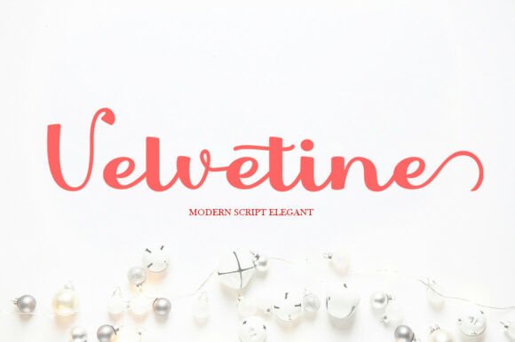 Velvetine Font: The Modern Calligraphy for Elegant Design