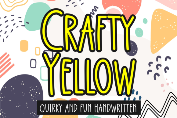 Why Crafty Yellow Font Is Your Go-To for Playful, Authentic Design