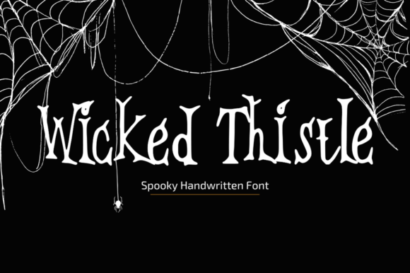 Wicked Thistle Font: A Spooky Typeface for Eerie Projects